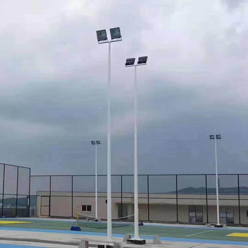 来宾武宣单臂灯杆足球场照明投光灯