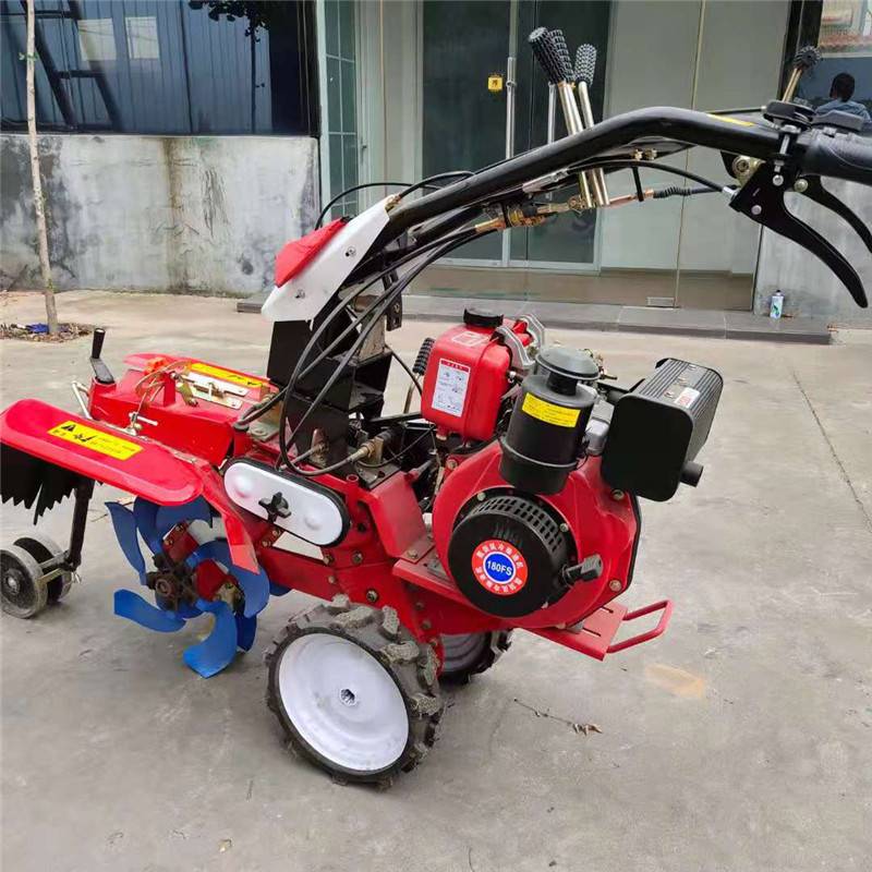 金佳大葱种植开沟起垄机12马力柴油手扶旋耕机