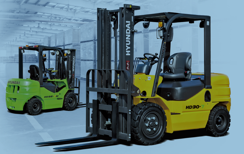 韩国现代叉车hyundaiforklift烟台租赁3吨电动叉车全新供应