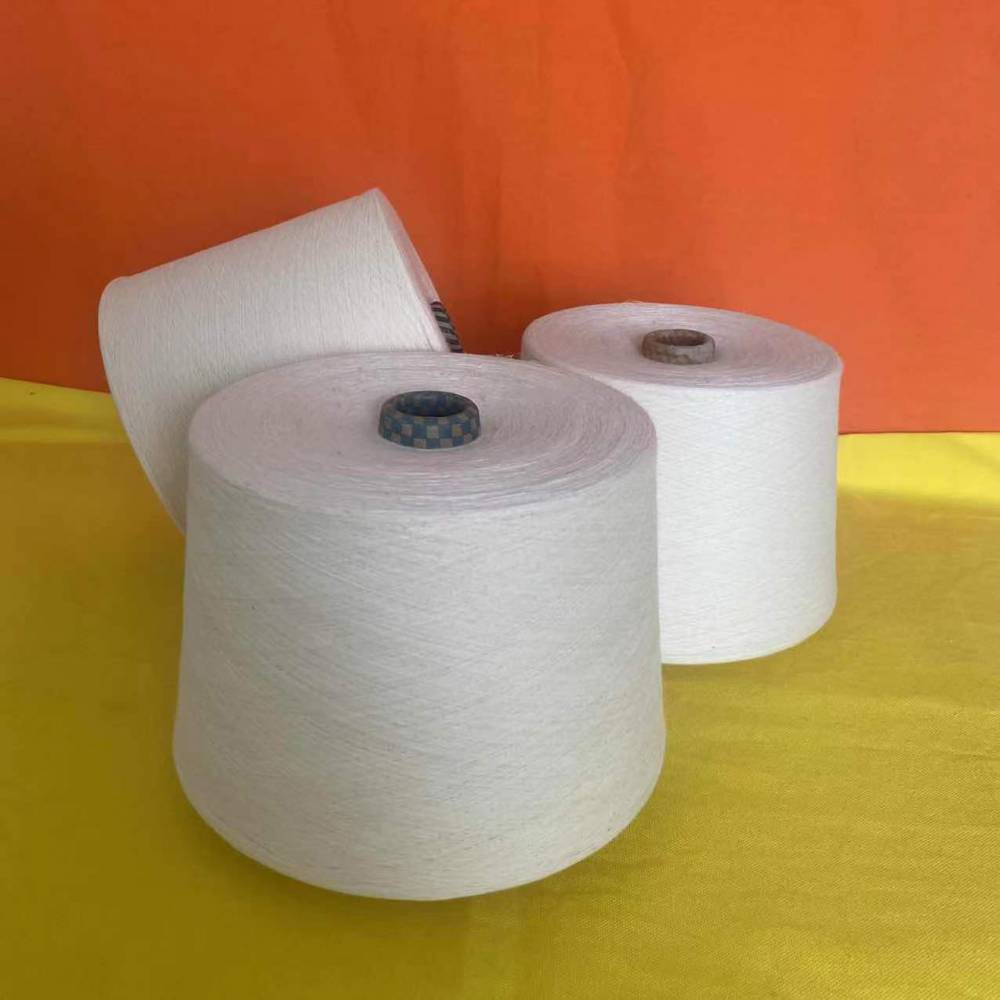 金亿纱线涤纶纱有机棉纱再生棉纱竹纤维纱兰精天丝长绒棉纱纯棉无捻纱