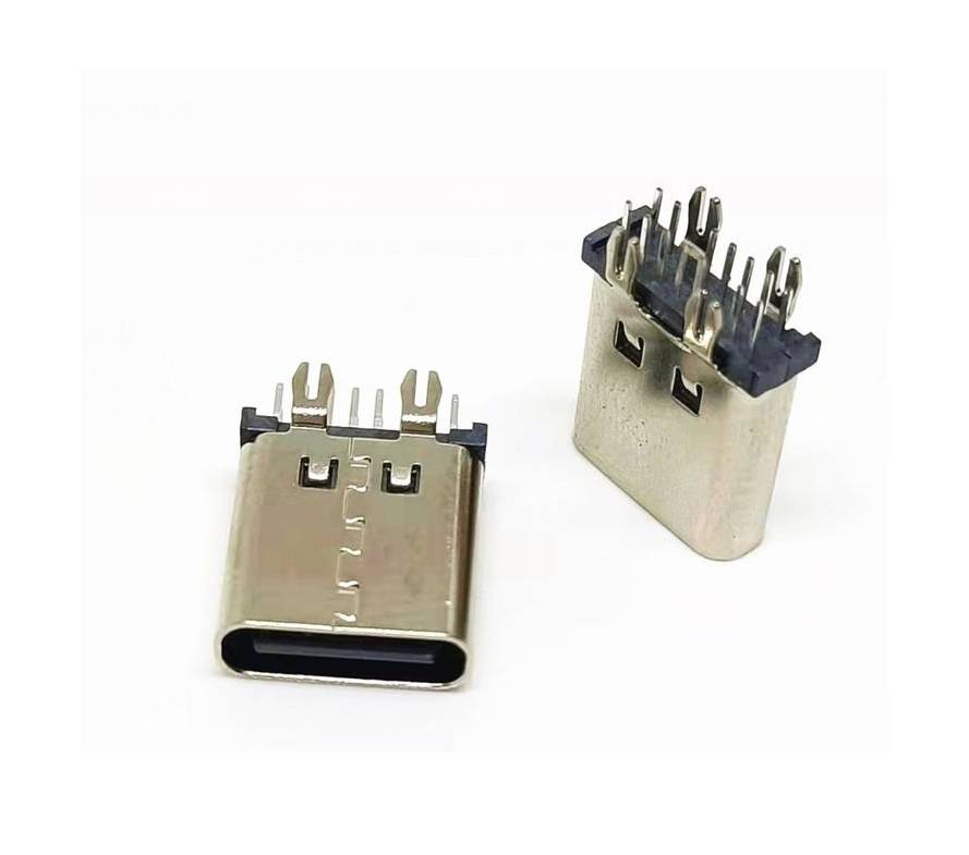 首页>电子元器件>连接器>威联创供应type-c14p母座180度dip四脚鱼叉脚