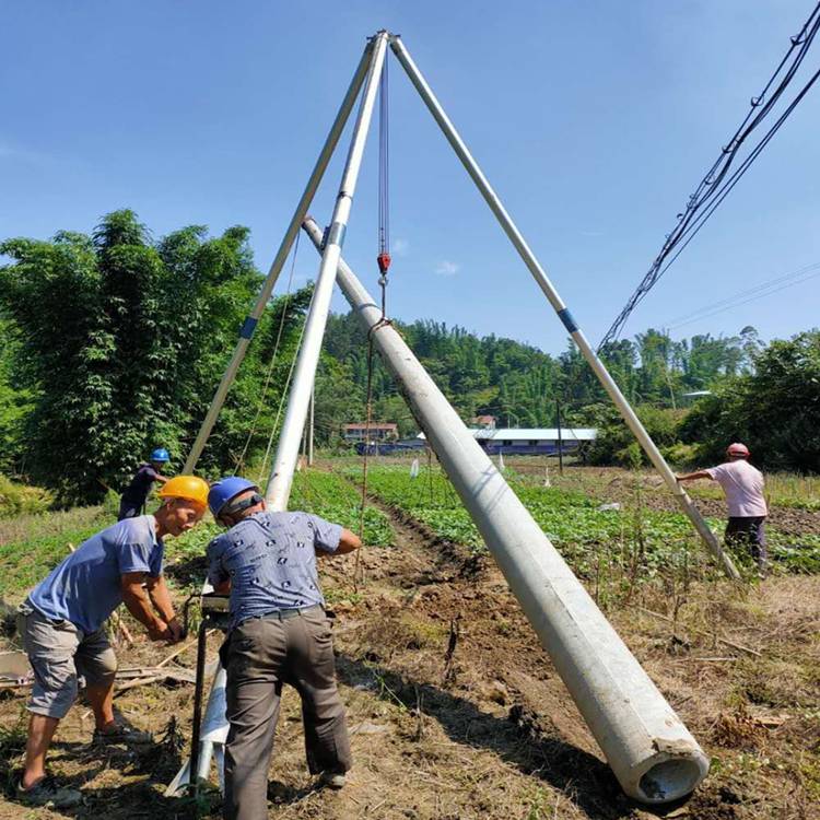 贵阳 铝合金立杆机 三脚架立杆机 水泥电杆立杆机 三角扒杆