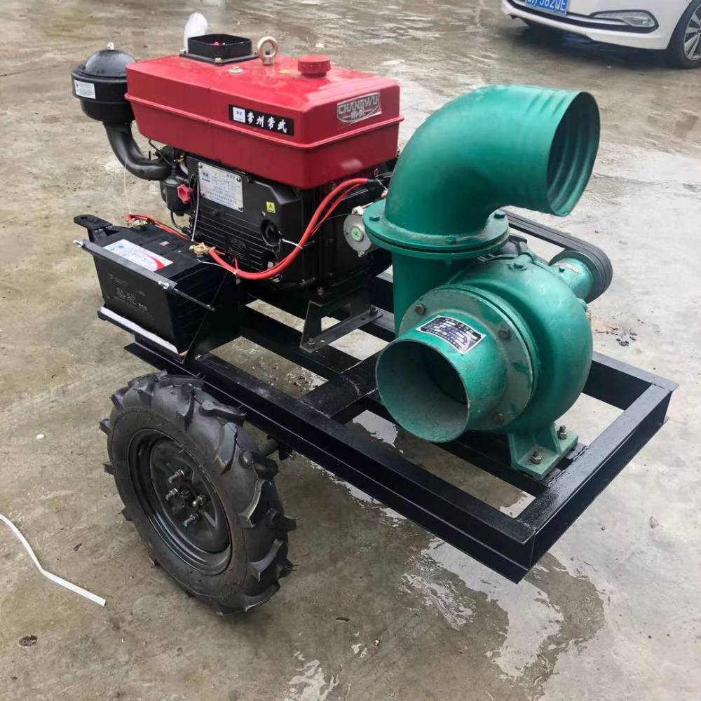 抗旱灌溉工地排水抽水泵电机柴油机抽水泵便携式自吸抽水泵批发