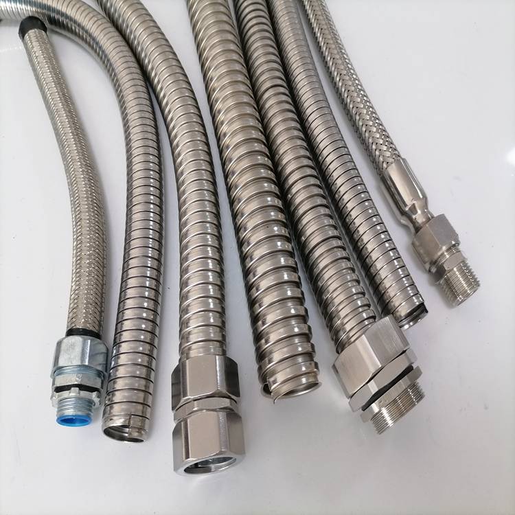 不锈钢金属软管接头端式箱体固定外螺纹直型线管锁头20m201