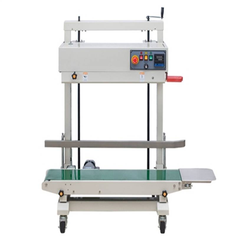 鼎冠立式加高fr980型大米袋封口机半自动杂粮自动包装机图片