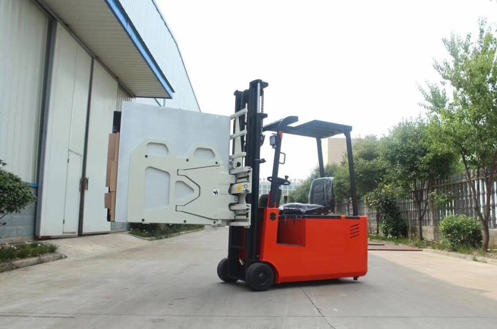 供应非标三支点电动旋转夹抱叉车平抱夹纸卷夹抱夹堆高车纸卷夹抱