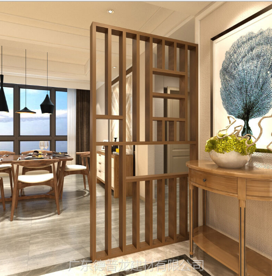 家装铝合金屏风隔断装饰设计元素