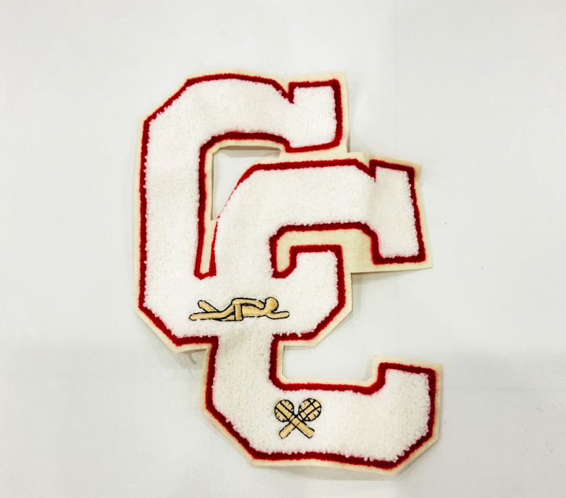 澳德时尚英文条毛巾绣珠片绣卡通布贴