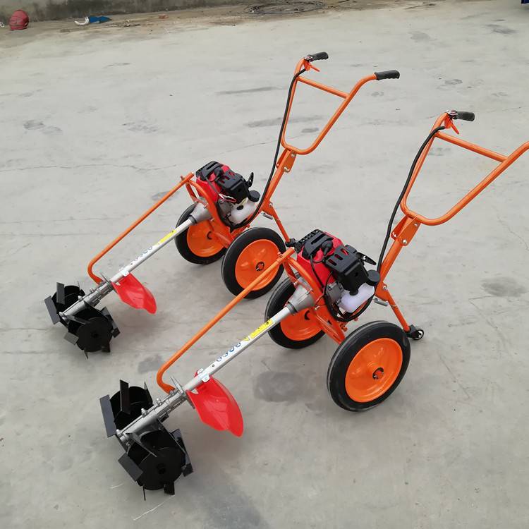 手推式锄草开沟翻土一体机多功能除草机电动手推式锄草机