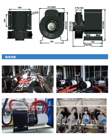 雷茨风机EXPL200工厂化水产养殖行业取代压缩空气节电60%八个月回本