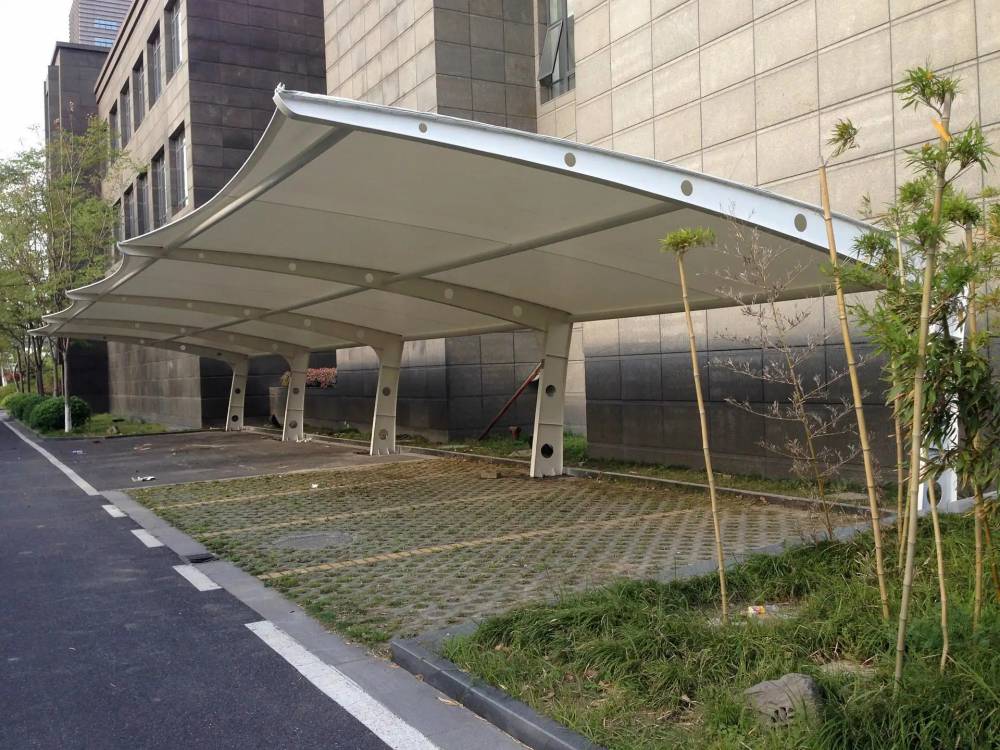 江宁汽车棚安装制作自行车棚充电桩膜结构停车棚雨棚