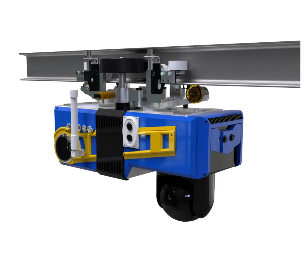 防尘防爆轨道巡检机器人rt300皮带机托辊挡辊火电厂巡检机器人应用于