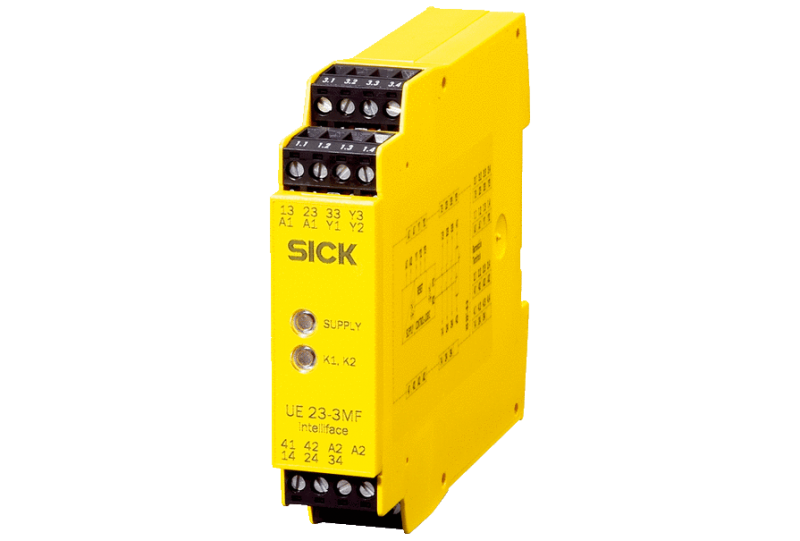 sick西克继电器安全继电器ue233mf2a3ue233mf2d2应用急停按钮