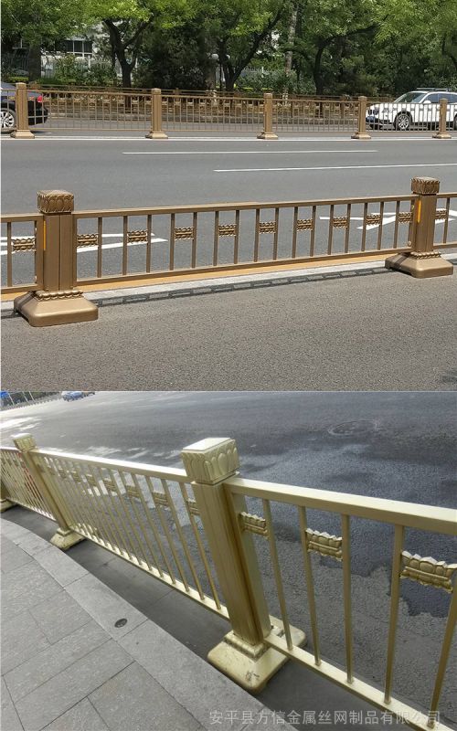 焊接方管围栏铁艺市政交通护栏人行道机车隔离马路栏杆
