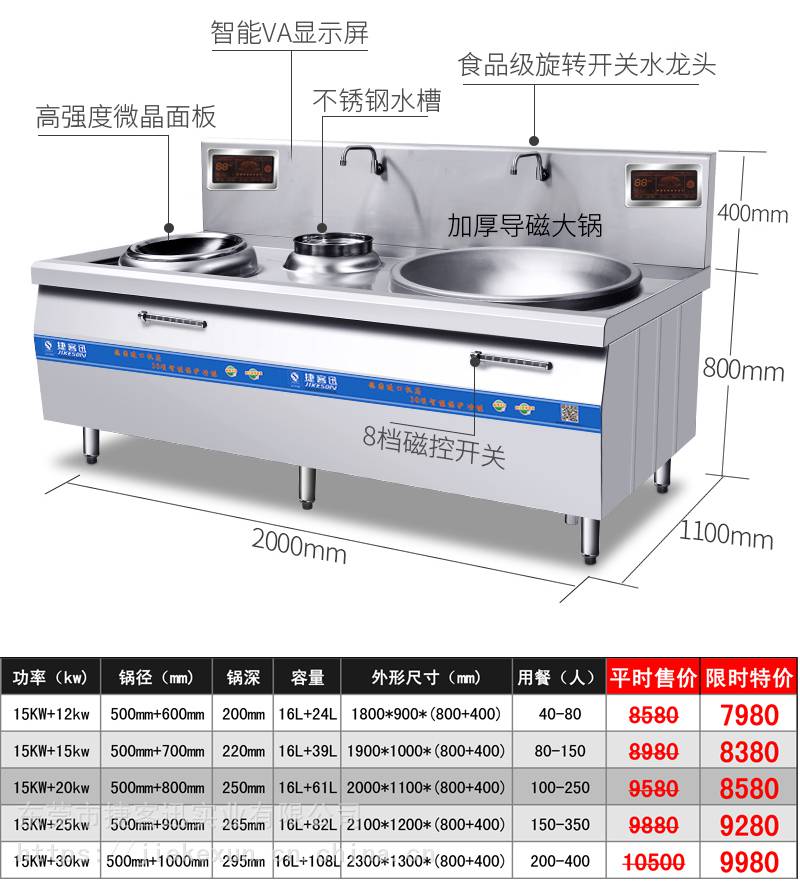东莞樟木头镇商用厨具设备批发工厂饭堂大锅灶学校食堂饭店厨房设备