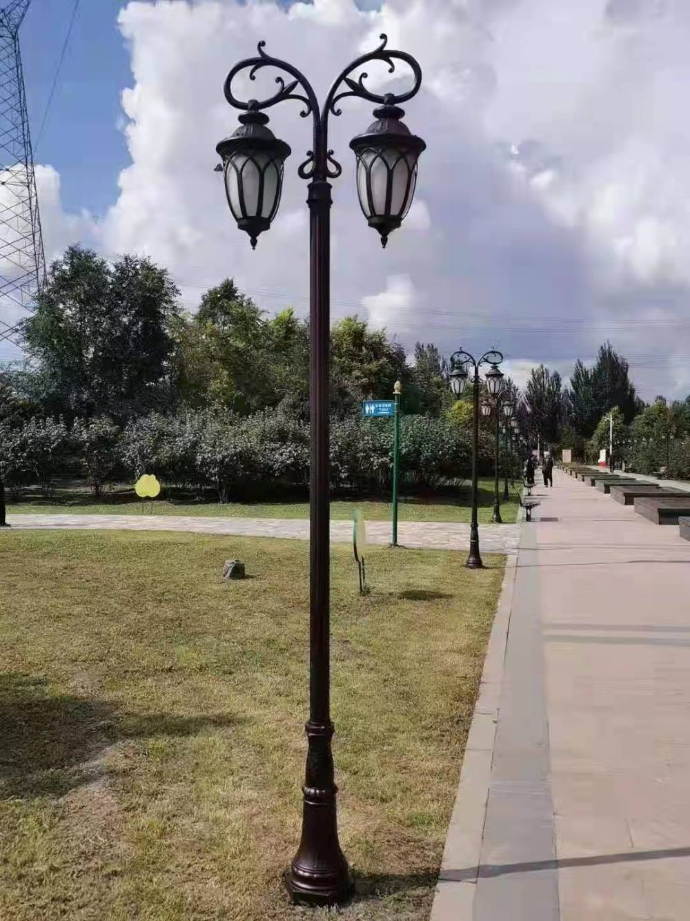 北海银海足球场照明投光灯户外球场灯杆led球场整体镀锌