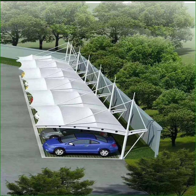 南昌膜结构景观遮雨棚厂家汽车充电桩停车棚好