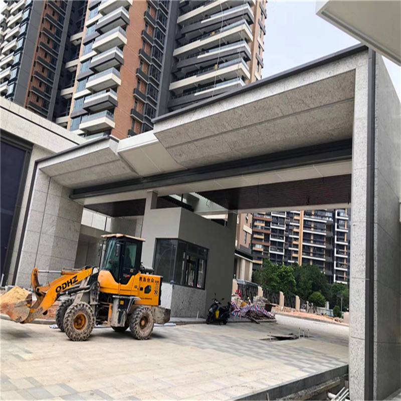 雨棚檐口幕墙包边铝单板定制