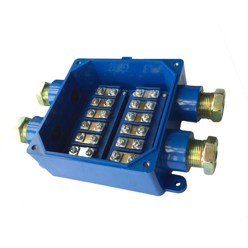 防水防尘阻燃分线四通穿线盒jhh4矿用本安电路用接线盒穿线盒