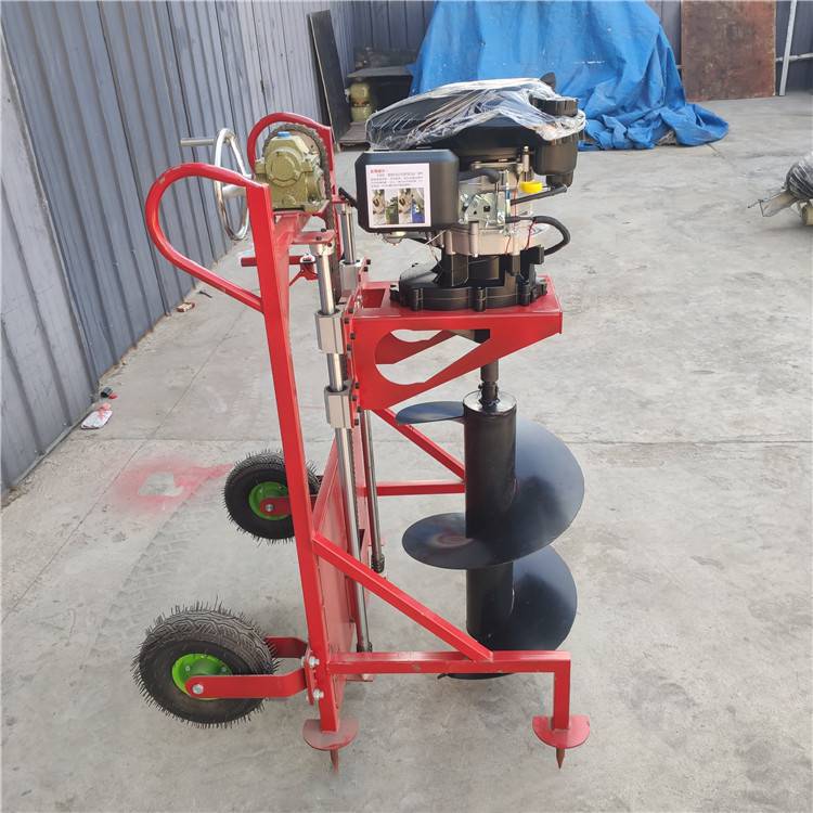 多功能汽油打孔机手提式大功率挖坑机小型植树螺旋挖坑机图片