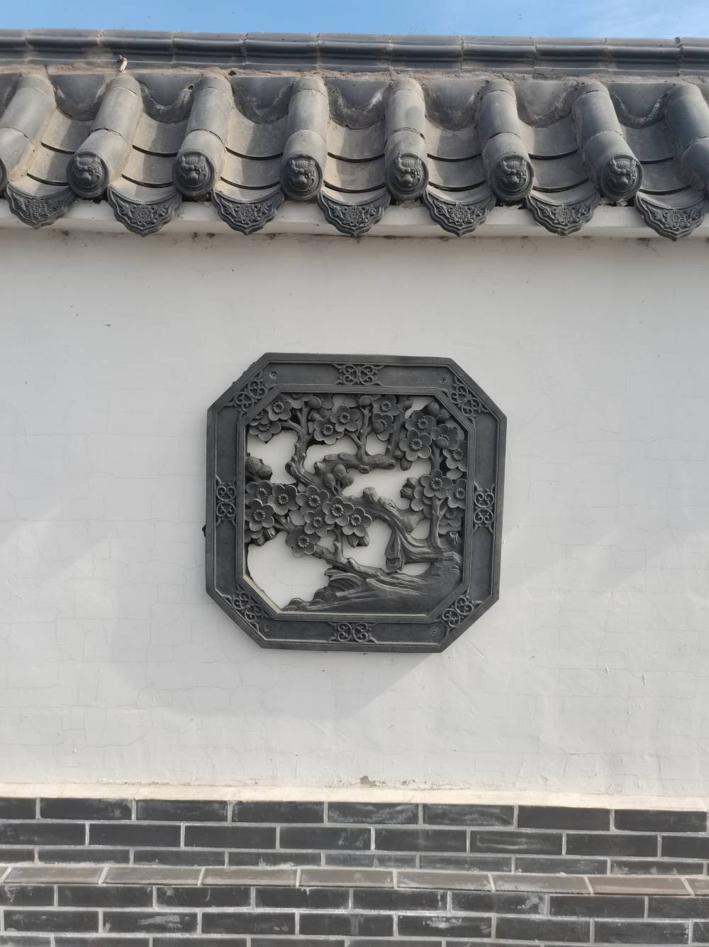 花街铺地梅花砖四叶花瓦梅花窗花四叶草砖新农村建设围墙装饰材料