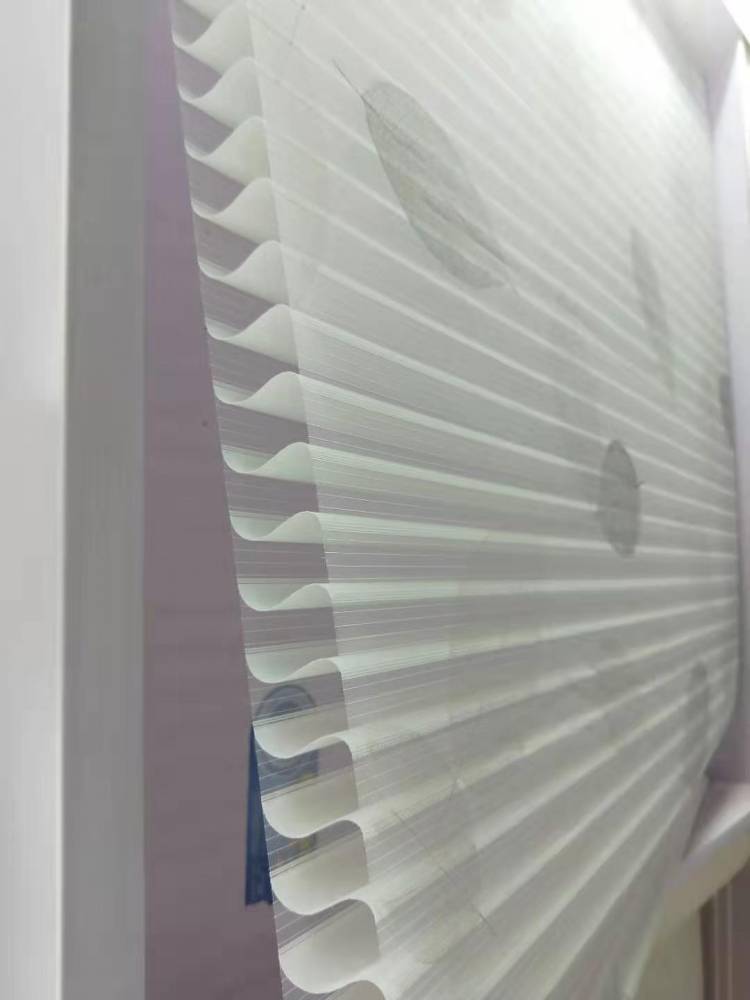 风琴帘全遮光蜂巢帘手动窗帘电动窗帘上海舒朗