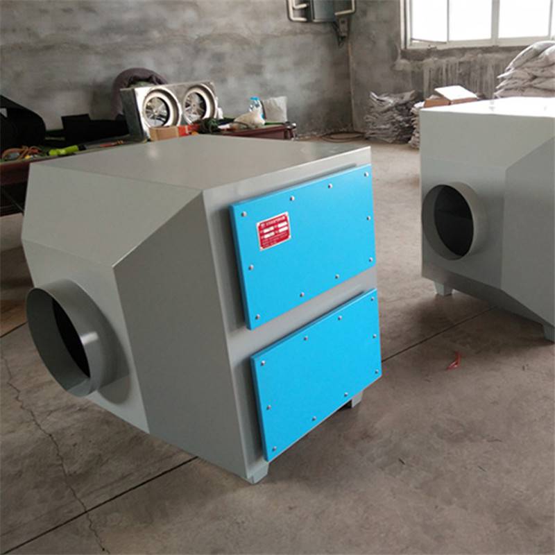 废气吸附箱漆雾处理箱工业废气异味臭味净化装置干式过滤箱