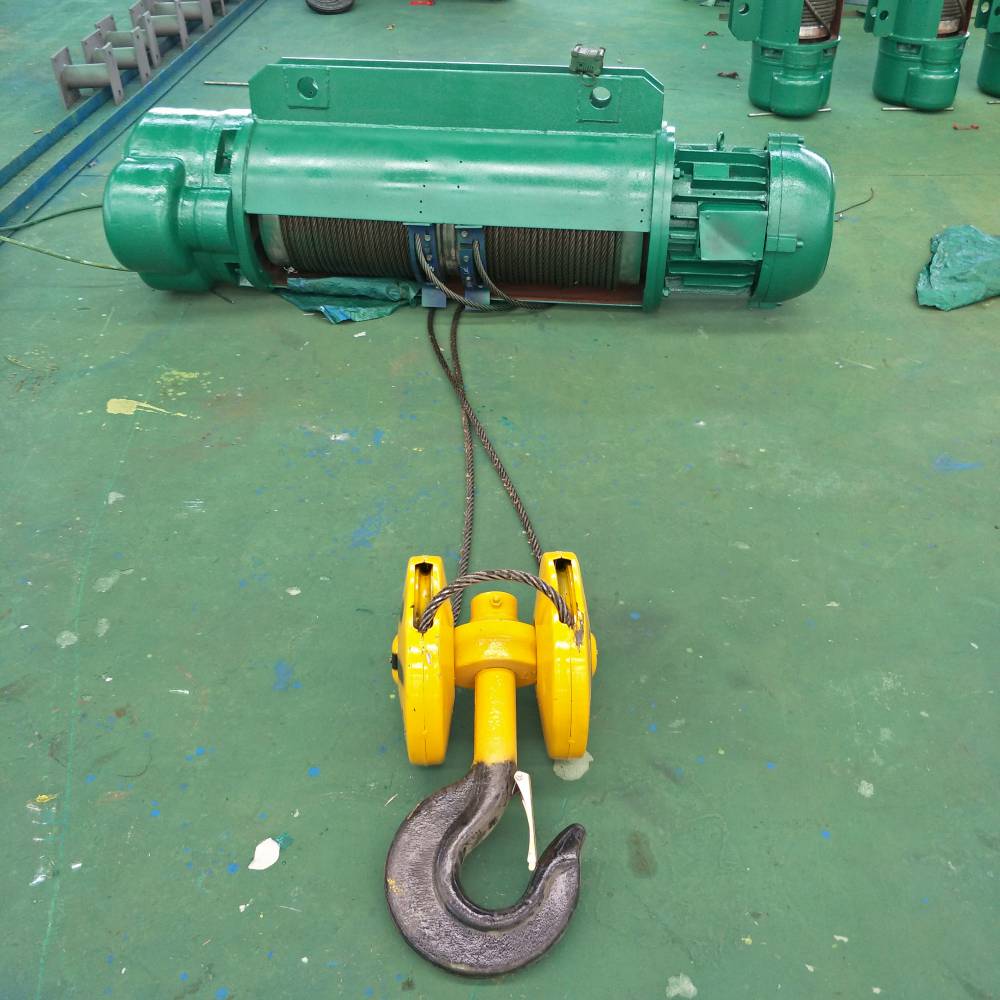 供应钢丝绳单速电动葫芦cd1t18m葫芦跑车导绳器