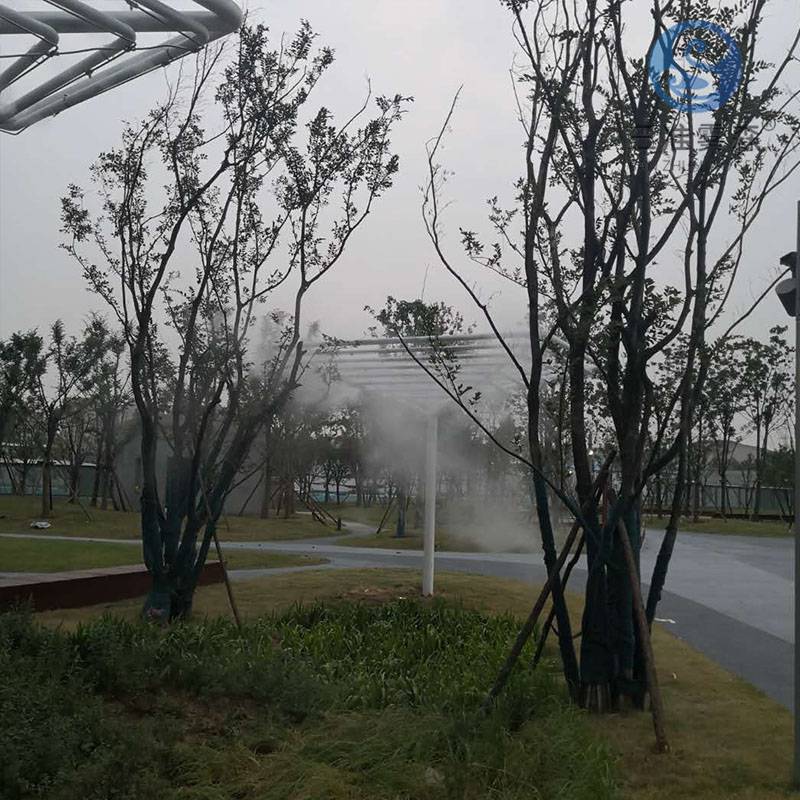 三准雾森文化活动中心雾化降尘设备高压雾森