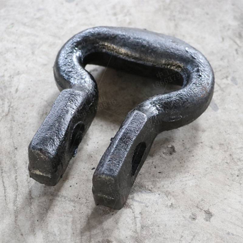 供应电厂用马蹄环双孔连接环26x92矿用连接环捞渣机连接环
