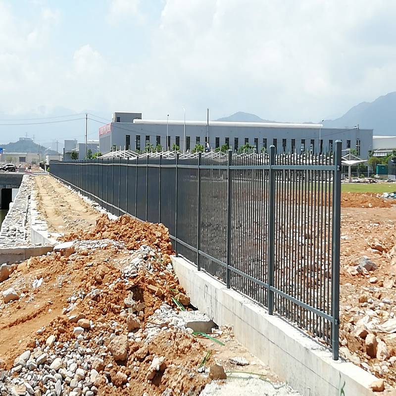 锌钢护栏道路铁艺护栏立柱漳州东山隔离锌钢栅栏
