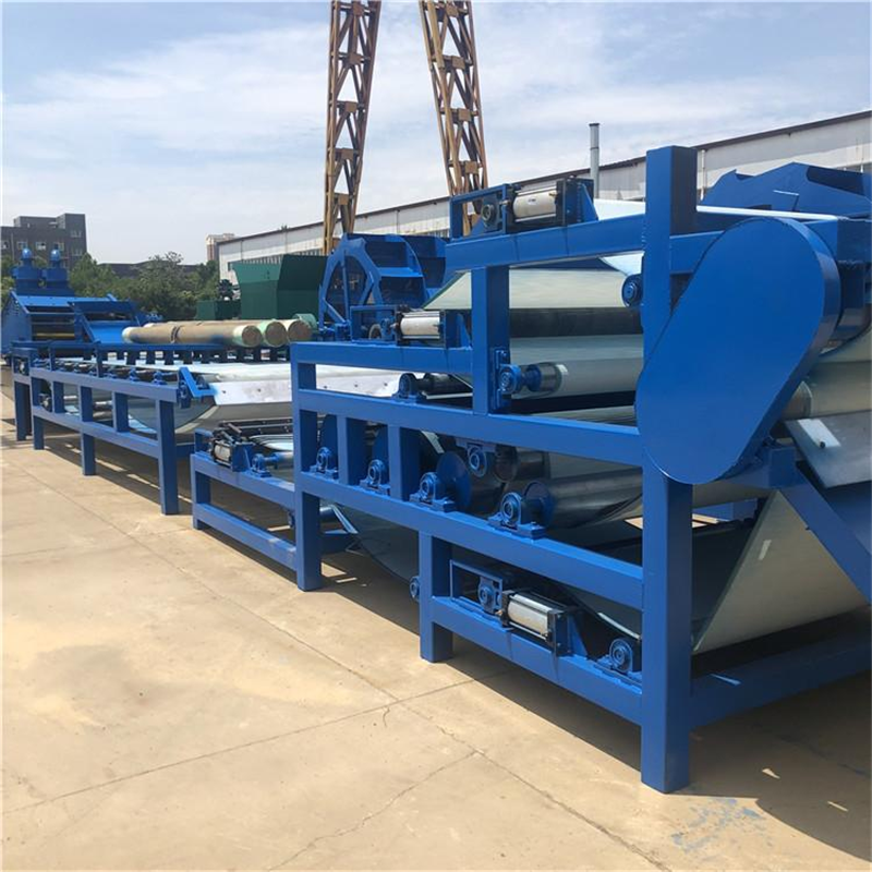 带式压泥机带式压滤机卧螺式污泥脱水机钻井污泥压滤机生产厂家