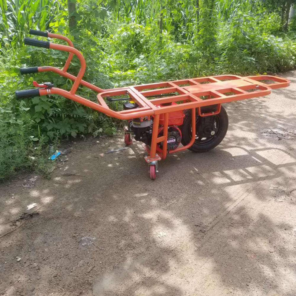 矿大农用单履带轮式汽油手推车山东发货操作简单速度快