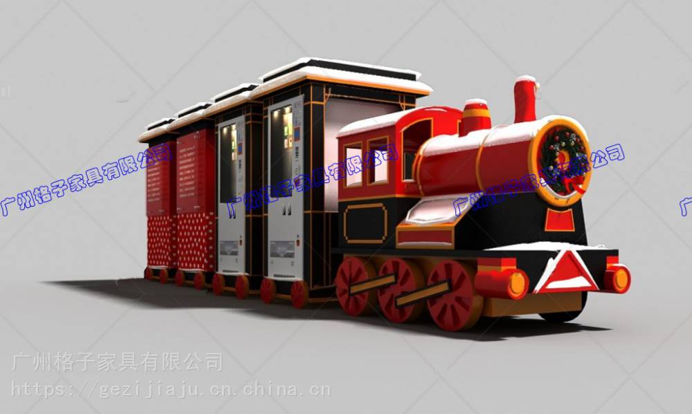 定制火车造型餐厅档口步行街火车餐饮商品花车景区火车摊位小卖部