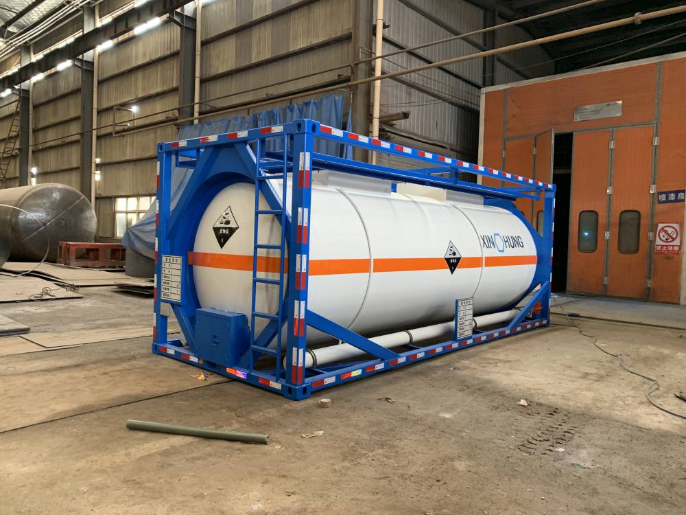 30英尺罐式集装箱8类腐蚀品罐式集装箱t11罐式集装箱玉柴东特制造