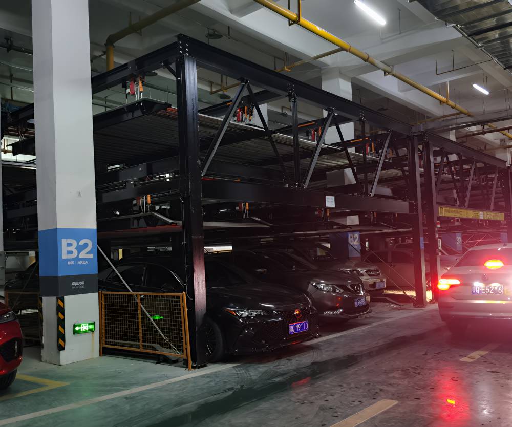 地下室机械立体车库可过验收 两柱式立体停车位厂家
