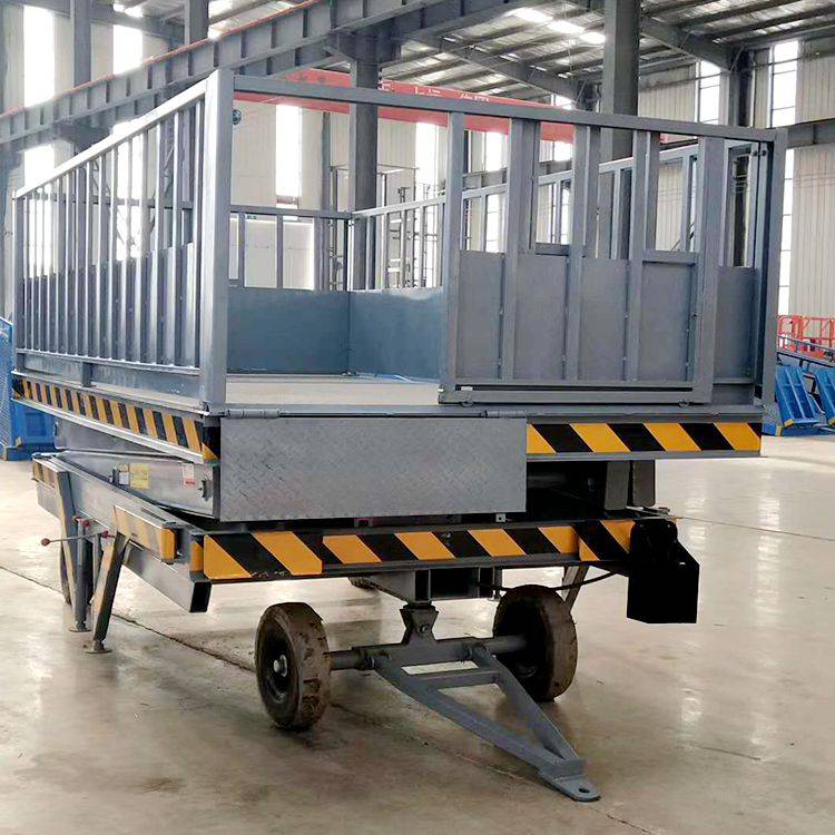 液压升降装猪台盛泰牌液压装猪升降平台