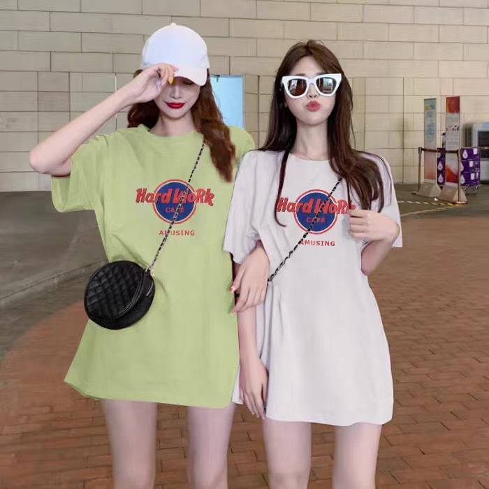 潮流大版T恤几元上衣广州白马服装批发城风垂感舒适吊带上衣女