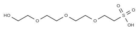 173459-90-0，Hydroxy-PEG3-sulfonic acid有羟基和磺酸的PEG连接剂