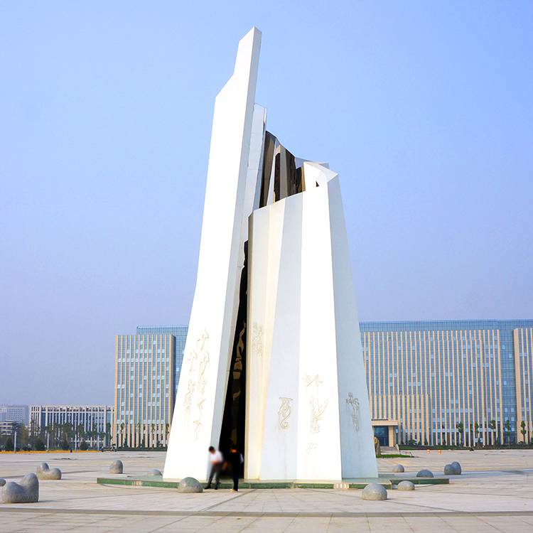 不锈钢雕塑制作广场城市地标景观大型金属雕塑濠景雕塑