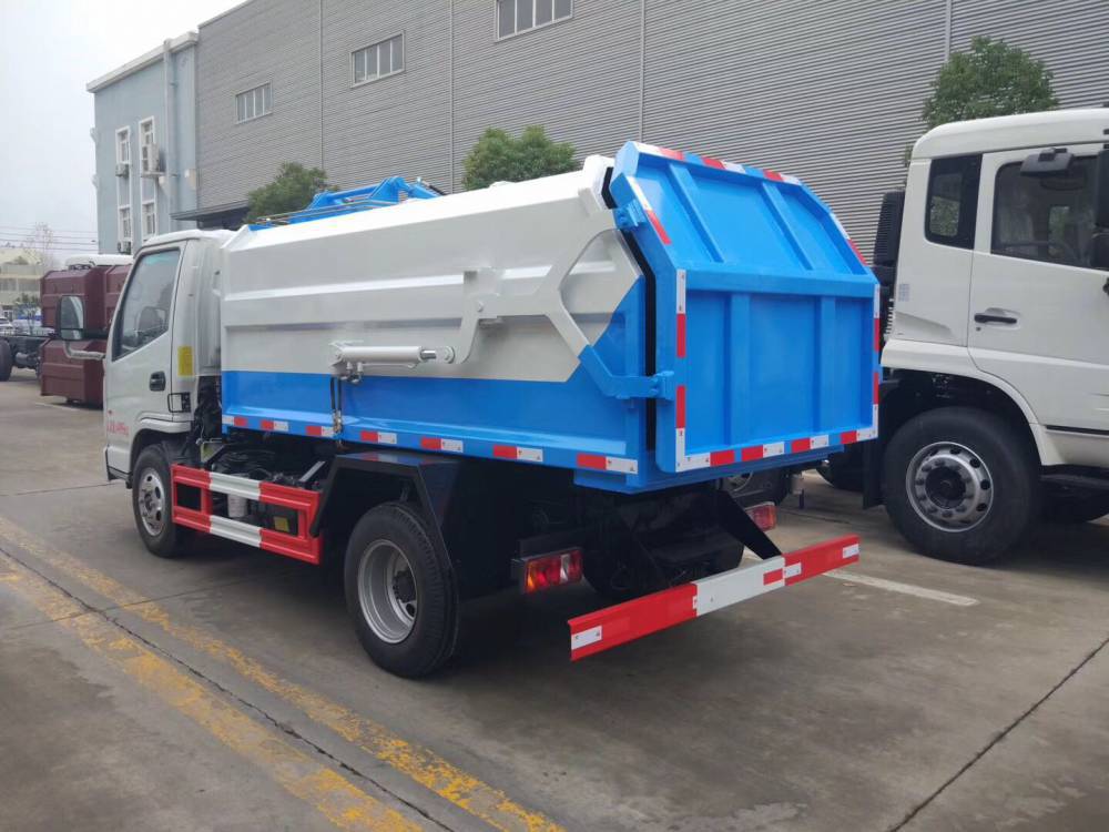 东风凯普特无泄漏挂桶垃圾车无泄漏挂桶垃圾车多少钱