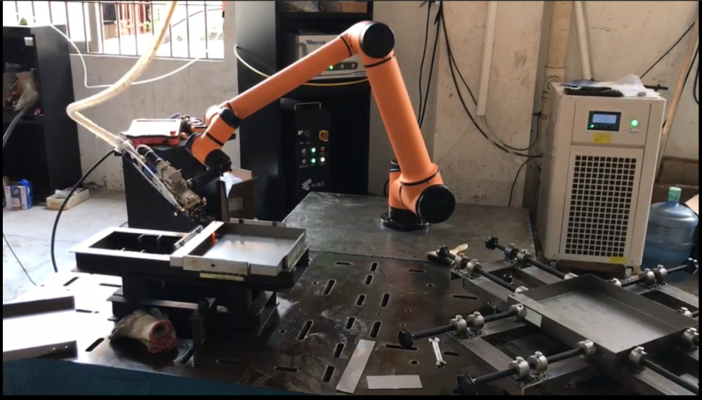 深圳遨博aubo焊接机器人协作机器人激光焊接氩弧焊气保焊户外高空焊接