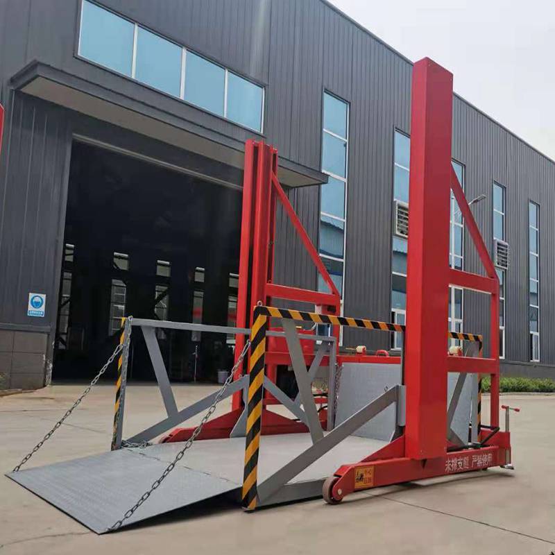 四平市集装箱液压移动式卸货平台3吨小型电动液压装车上下货升降台