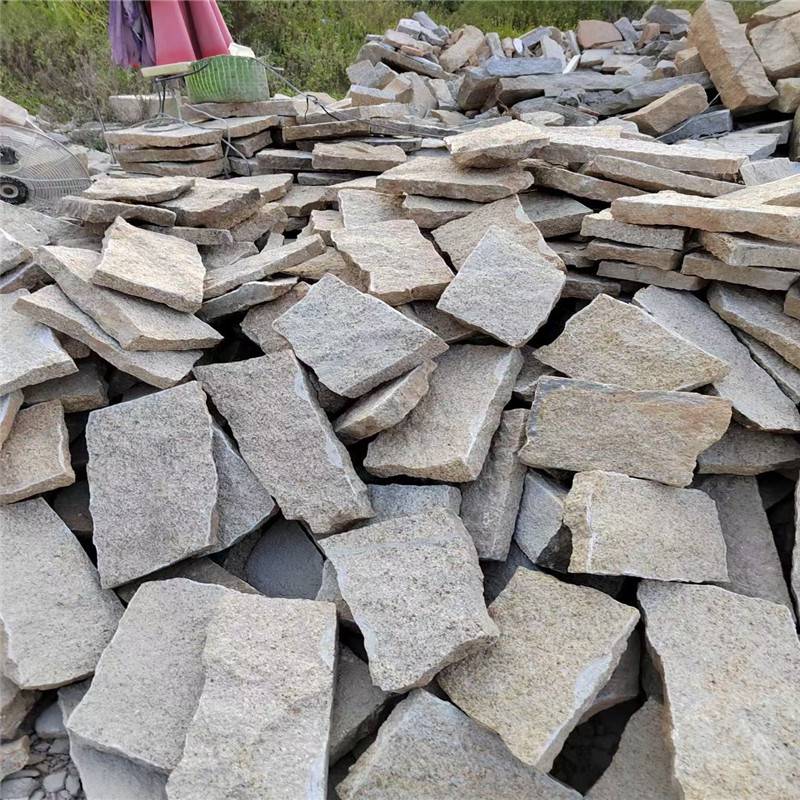 散步小路灰色碎拼石灰色石英岩乱形石灰色板岩冰裂纹地铺石