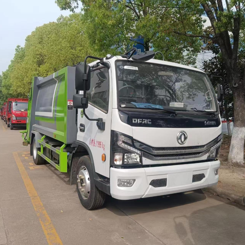 解放街道环卫垃圾车全自动化垃圾运输车省心更省力
