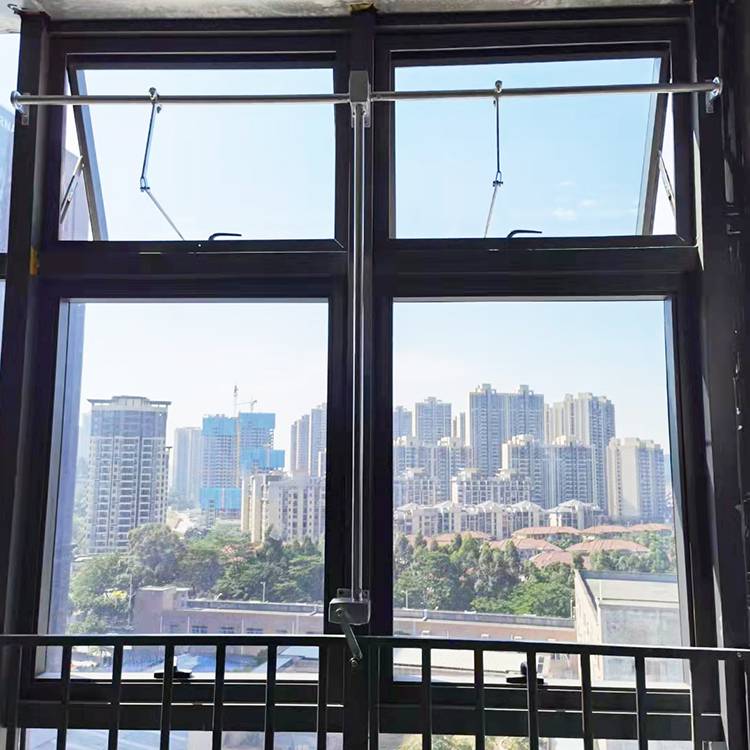 【绍兴厂房高窗开窗器消防排烟窗70度手动开窗器多扇