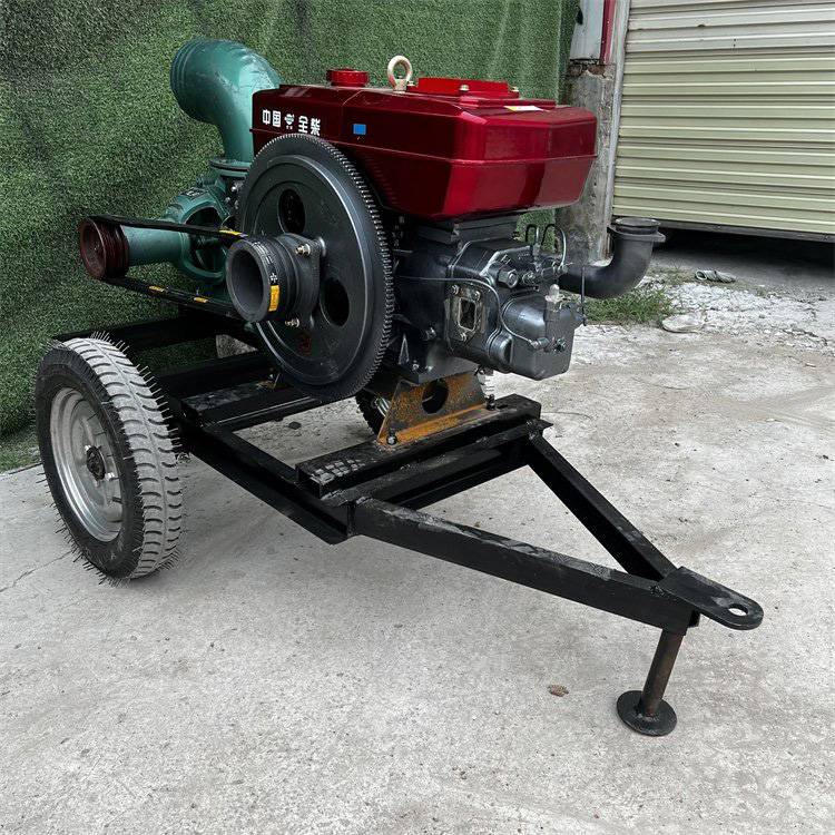 农用排涝大流量抽水泵悬挂架子带离心泵工程抢险中型排涝水泵