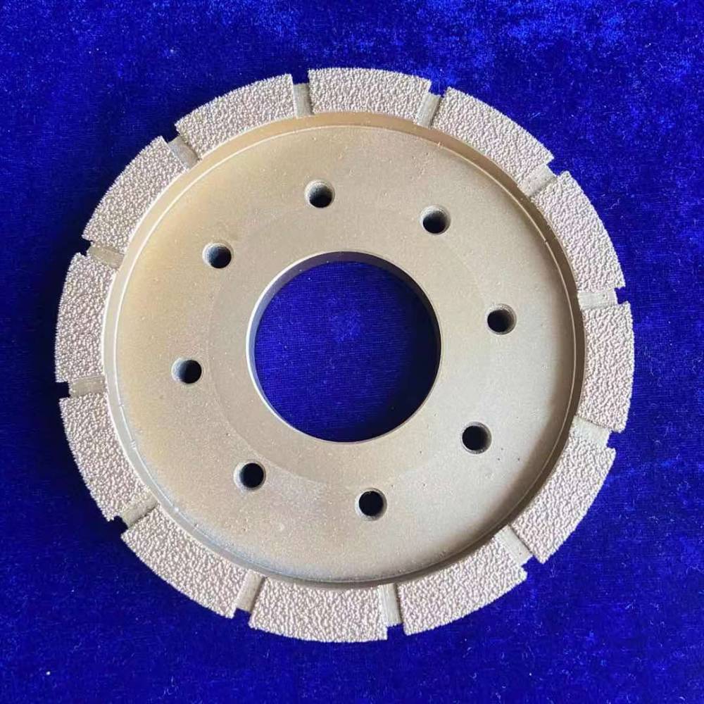 河南科美大理石瓷砖磨边轮修边倒角开槽v型金刚石磨盘非标定制