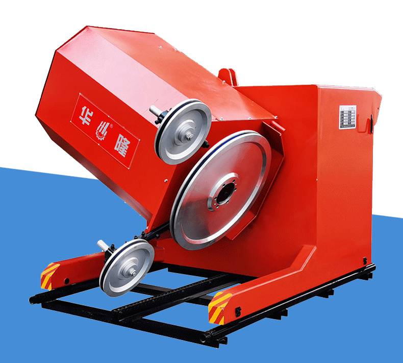 小型石材切割机金刚石绳锯矿山绳锯台式全自动绳锯切割机