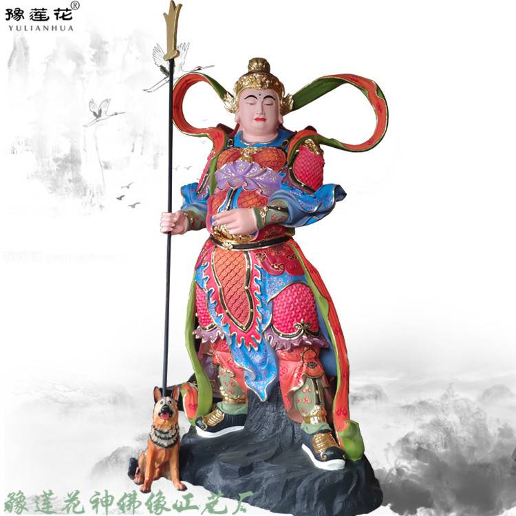 风雨雷电佛像 二郎神佛像 灌口神佛像 昭惠显圣仁佑王佛像